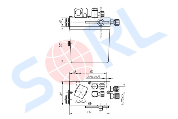 Насос подъема кабины KAMAZ (4310-5004010) SORL