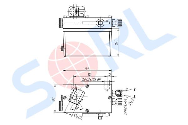 Насос подъема кабины KAMAZ (45104-5004250) SORL