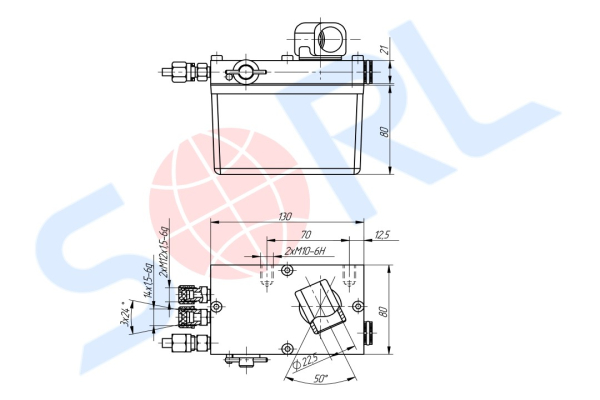 Насос подъема кабины SCANIA P/G/R/T (1549740) SORL
