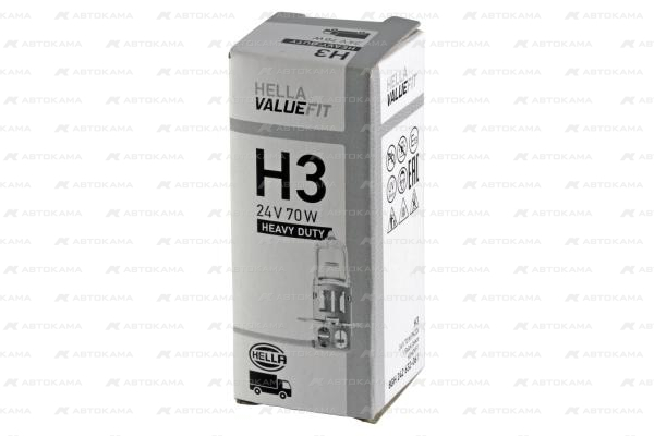 Лампа Н3 24V 70W PK22s (VALUEFIT)
