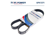 Ремень 6PK1371 привода вентилятора TOYOPOWER